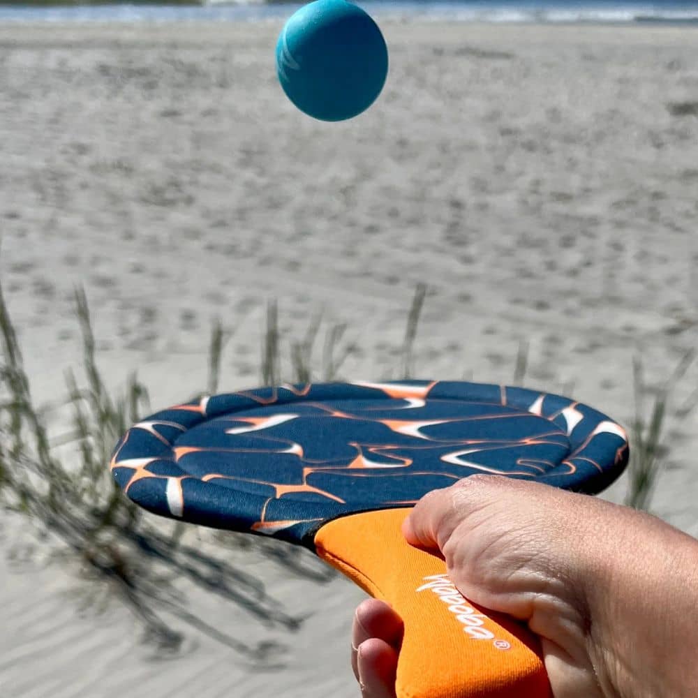 Beach Paddle Set Blau – Strand-Set mit 2 Schlägern & Ball