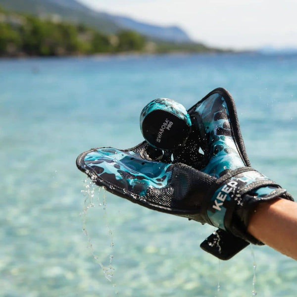 Pro Catch Wasser-Baseball Set – Handschuh & Ball für Pool und Meer