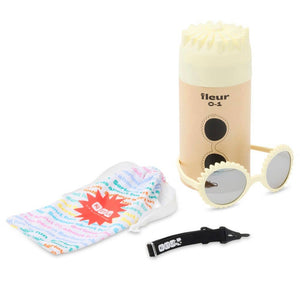 Flexible Kindersonnenbrille Fleur 1-2 J. - Butter