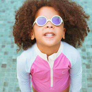 Flexible Kindersonnenbrille Fleur 2-4 J. - Tea