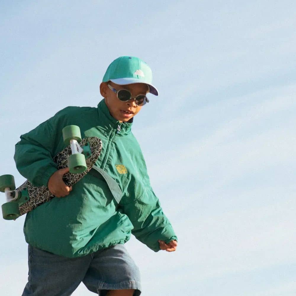 Flexible polarisierte Kindersonnenbrille Pop 7-12 J. - Tea Blackberry