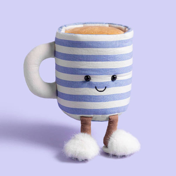 Set: Amuseable Tea Time Duo – Plüsch-Teebeutel & Rosie Lea Tasse