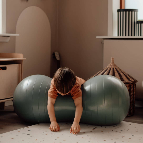 Erdnuss-Gymnastikball für Kinder - Graphit