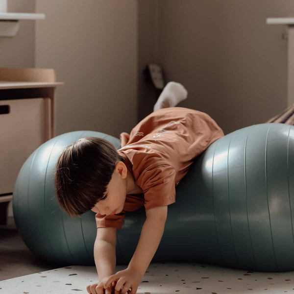 Erdnuss-Gymnastikball für Kinder - Graphit