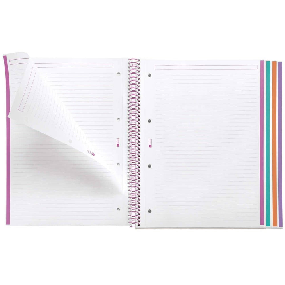 Spiralblock, liniertes A4-Heft – Magic Unicorn, 120 Seiten