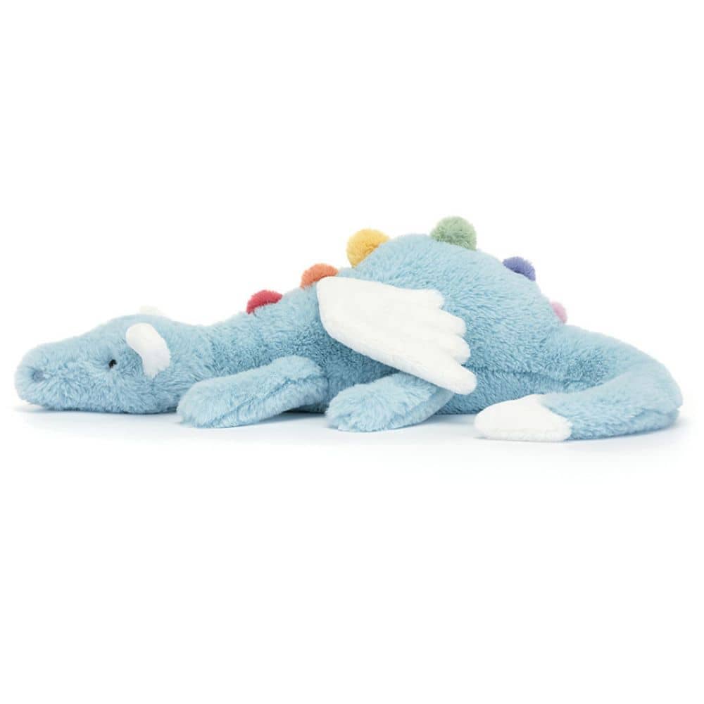 Kuscheltier Drache – Blau, 50 cm