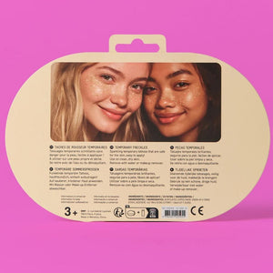 Gesichtssticker – goldene Glitzersommersprossen, 3 Stück