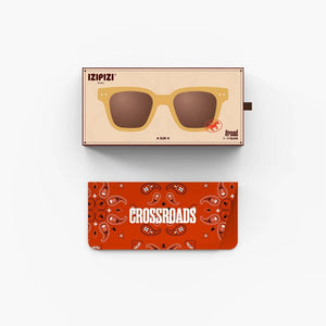 Polarisierte Sonnenbrille Road für 7–11-Jährige – Golden Canyon