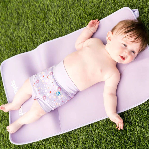 Schwimmwindel - Happy Nappy Duo, Lilac Spring (L, 6-12 Monate)