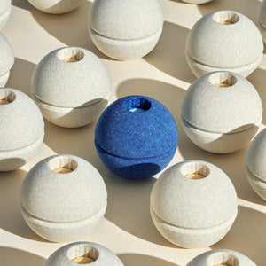 Schaumstoffball - deep blue/sky blue