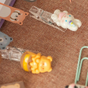 5er-Set Mini-Clips – Häschen