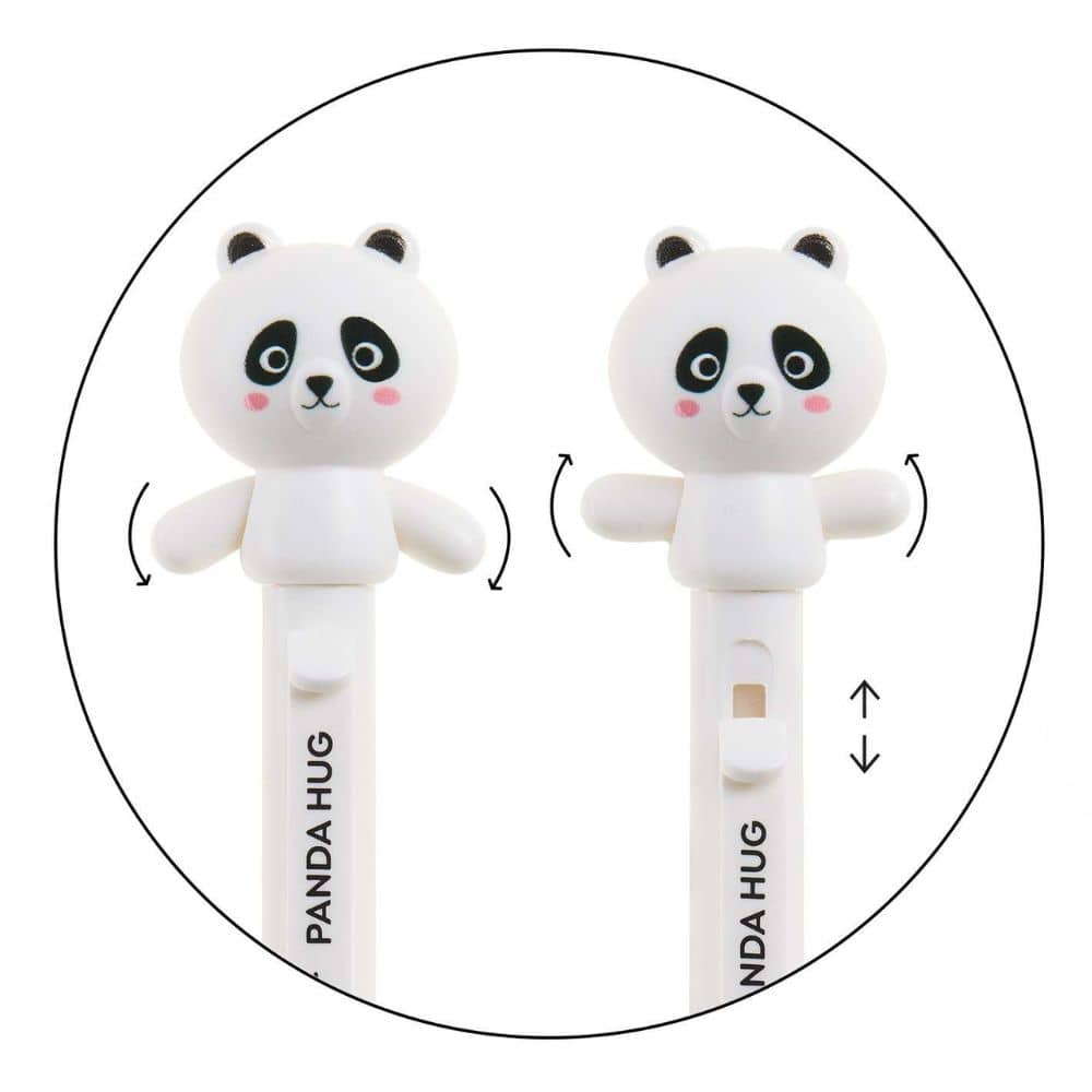 Kugelschreiber mit Ersatzminen  – Panda