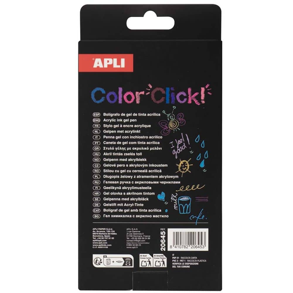 Color Click Gelstifte mit Acryltinte – Früher Frühling, 6 Farben