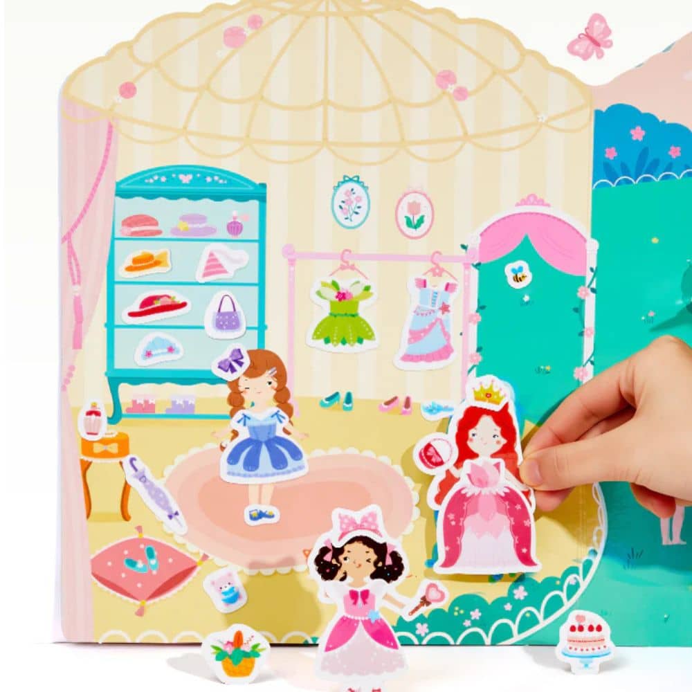 Wiederverwendbare Gel-Sticker - Princess Dress-Up (61 Sticker)