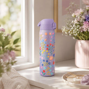 Stahlflasche 600 ml ION8 - Delicate Floral