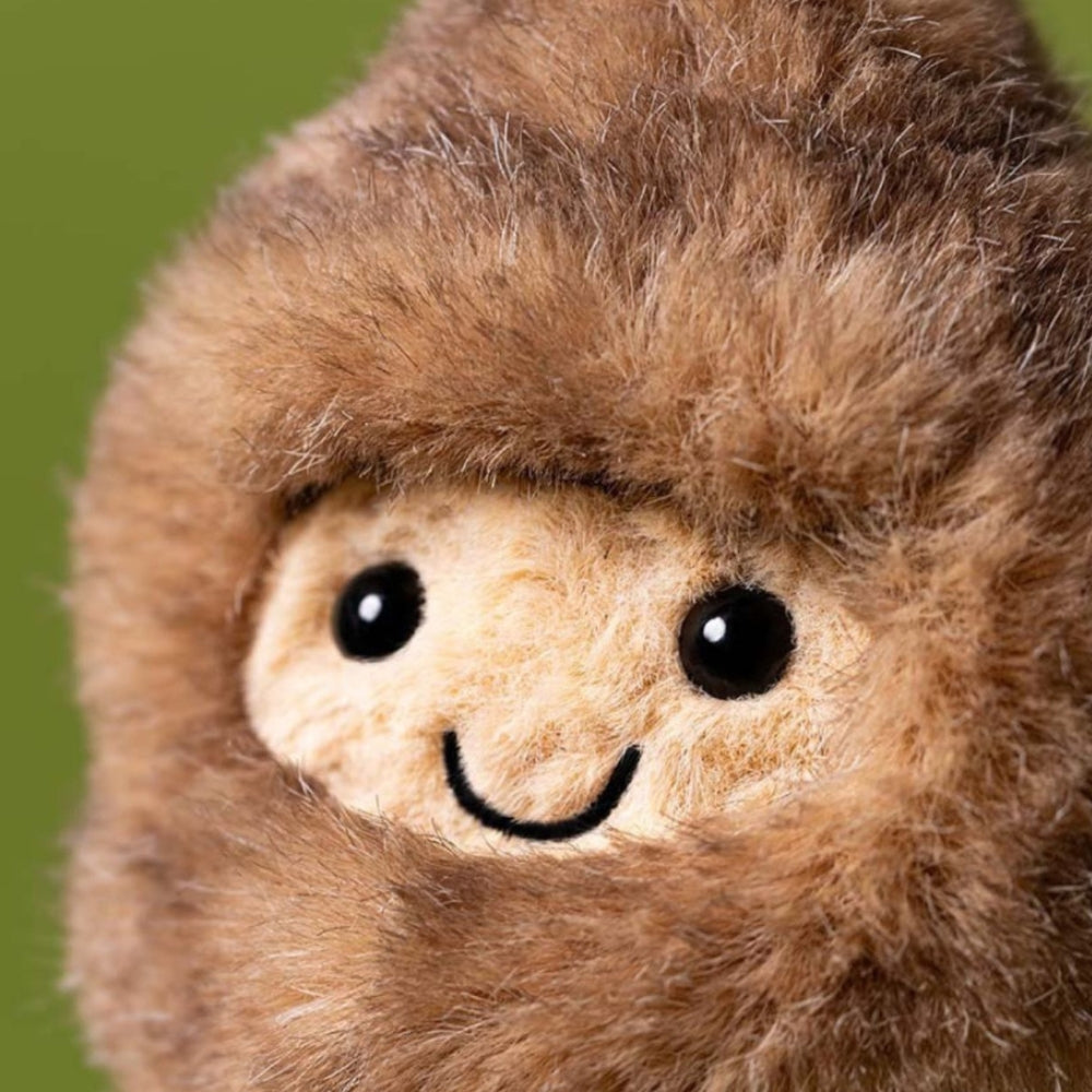 Kuscheltier – Plüsch-Yeti Fröhlicher Erdnuss – 15 cm