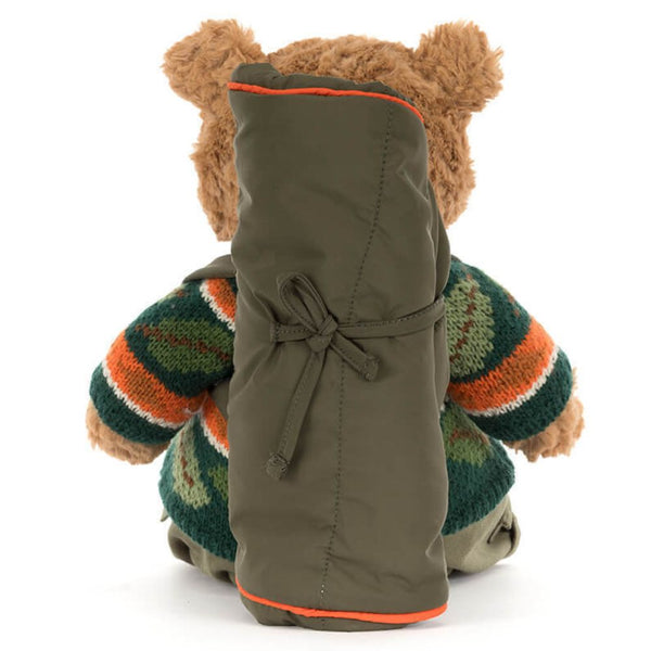 Kuscheltier Plüschbär – Bartholomäus, der Reisende, 26 cm