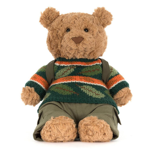 Kuscheltier Plüschbär – Bartholomäus, der Reisende, 26 cm