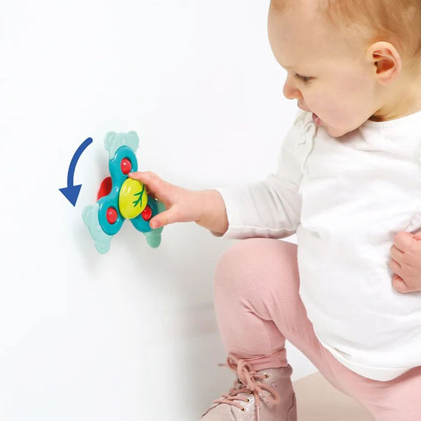 Sensorik-Spinner mit Saugnapf und Beißring – Koala