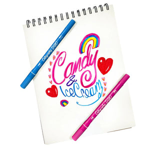 Kalligrafie-Filzstifte Calligraphy Duo Ooly, 12 Stück