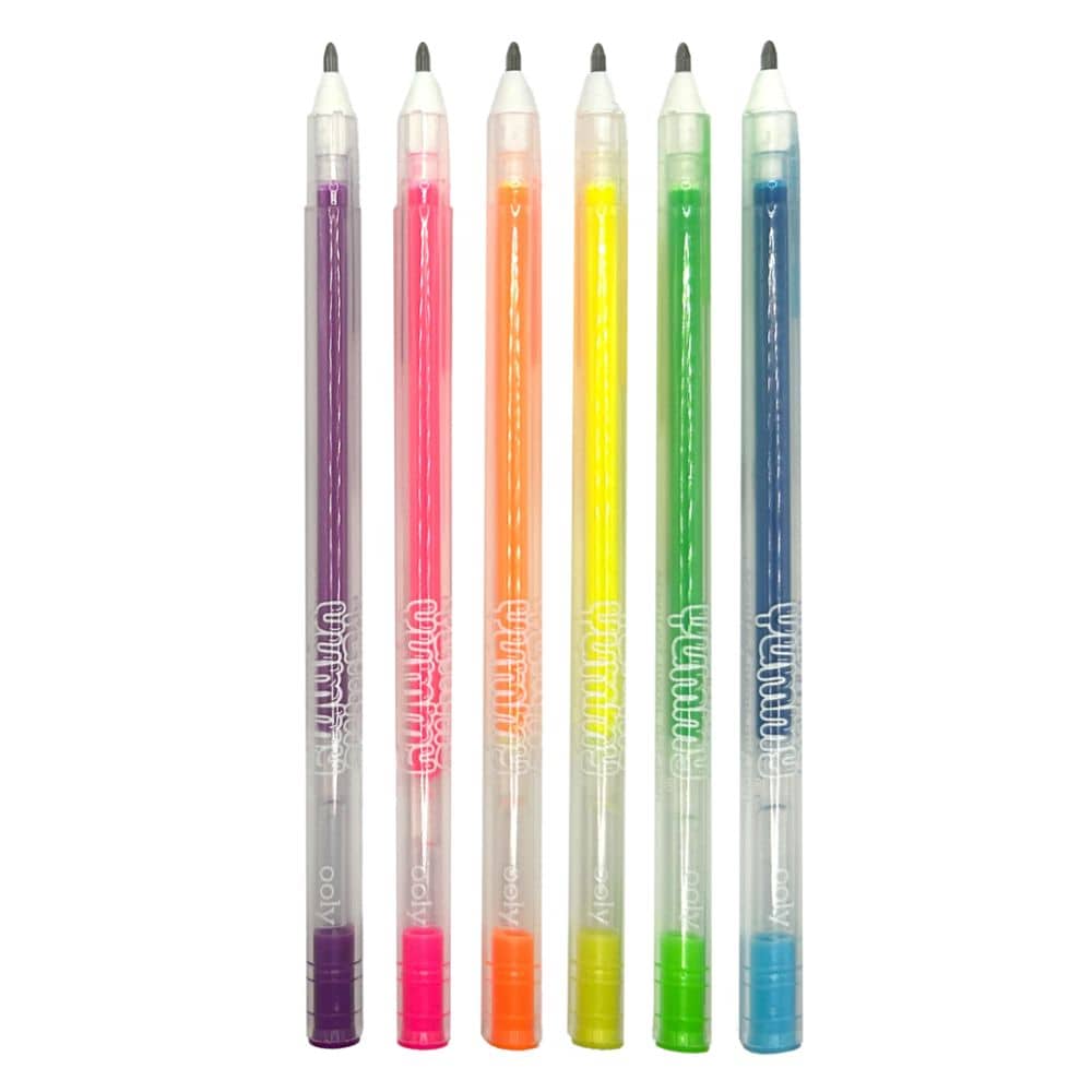 Duftende Gel-Stifte Yummy! – Neon, 6 Stück