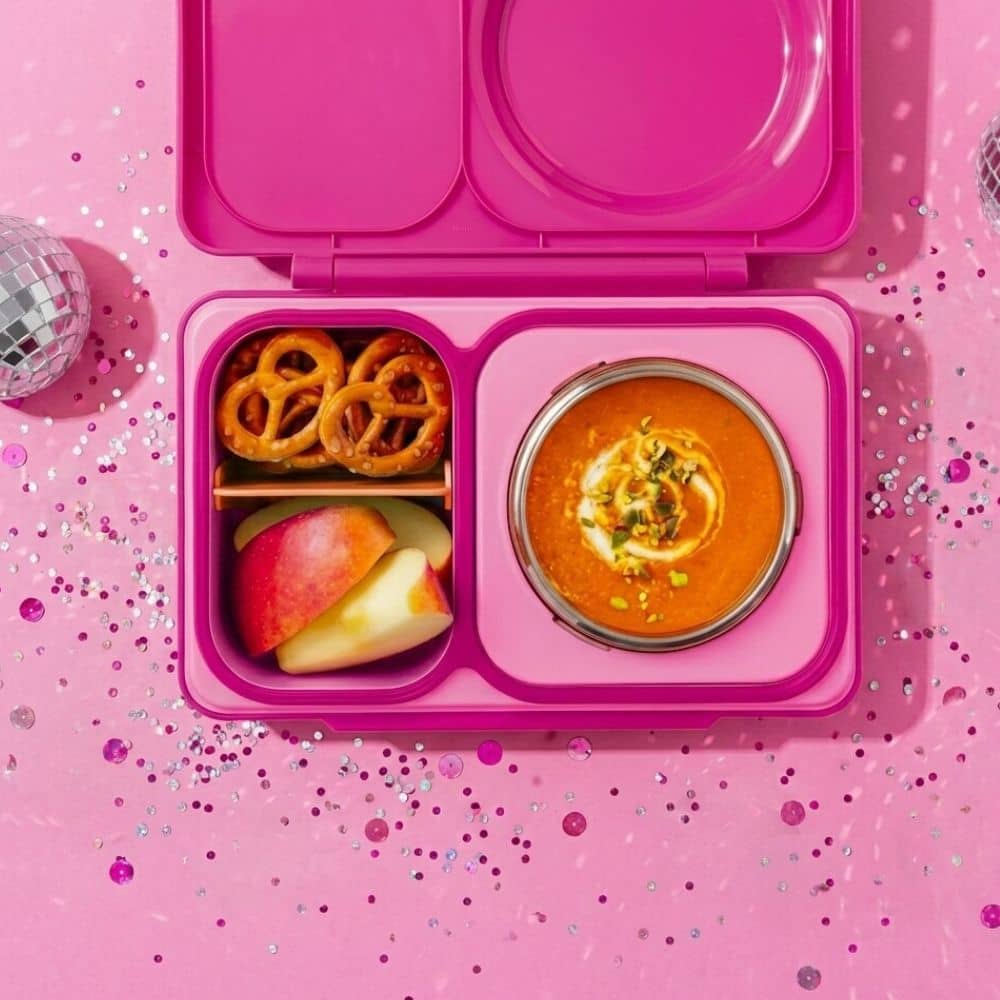 Lunchbox mit Thermosbehälter OmieBox Up - Pop Pink