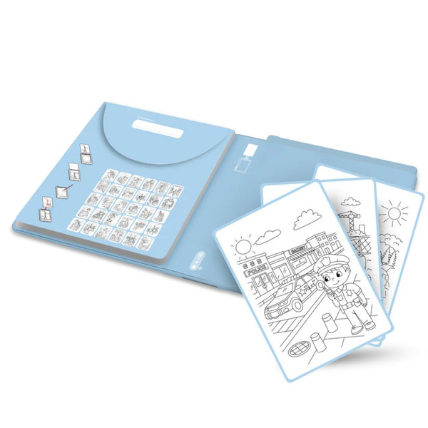 Nachfüllkarten – Kidydraw Pad – Alltagshelden (30 Stück, ab 6 Jahren)