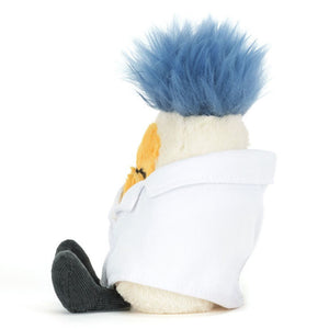 Kuscheltier Ei Wissenschaftler (14 cm)