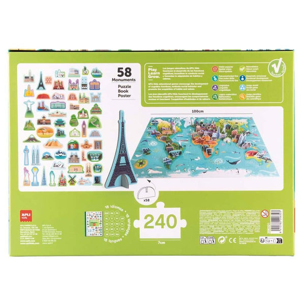 3D-Puzzle – Weltwahrzeichen (240 Teile)