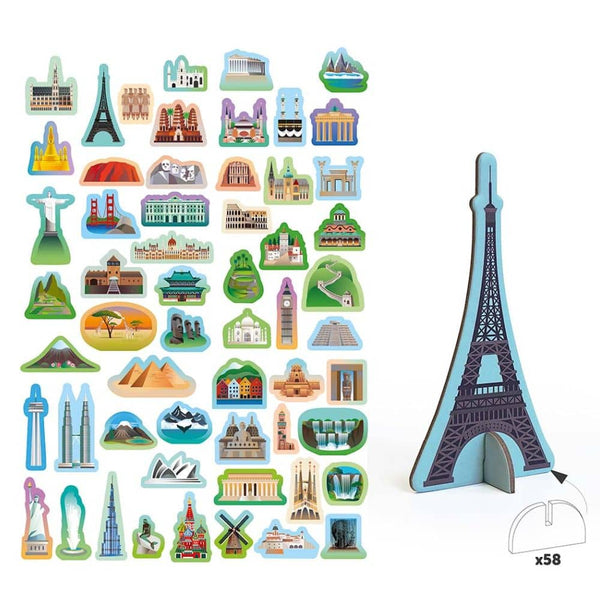 3D-Puzzle – Weltwahrzeichen (240 Teile)