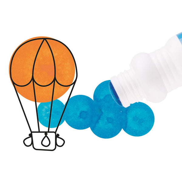 Tupfmarker mit Schaumstoffspitze – Dot Marker (6 Farben)