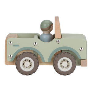 Holzauto grün - Safari Friends