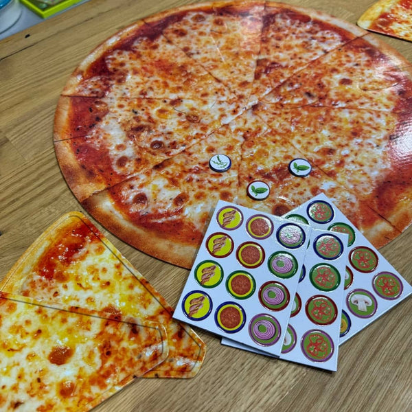 Logikspiel - Pizza Rummy (Magnetisches Kartenspiel)