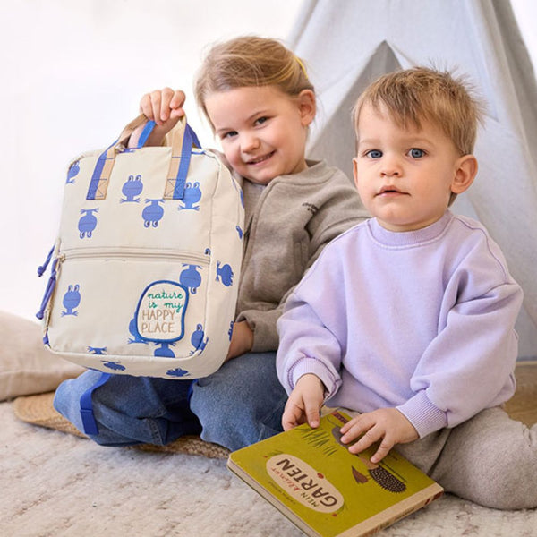 Kindergartenrucksack Mini eckig – Happy Trails Frog