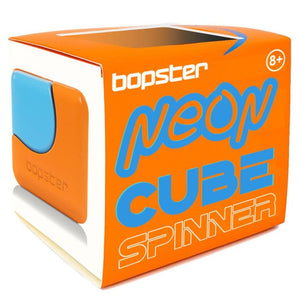 Geschicklichkeitsspielzeug - Fidget Cube Spinner – Neonorange/Neonblau