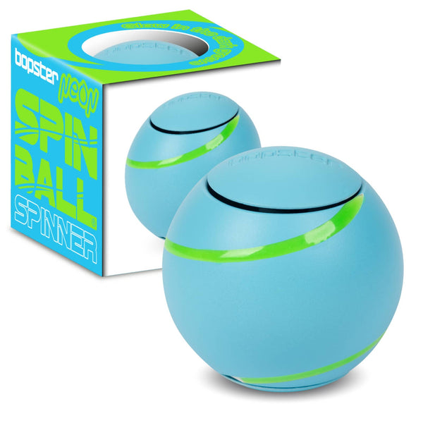 Geschicklichkeitsspielzeug - Spin Ball Spinner - Neonblau