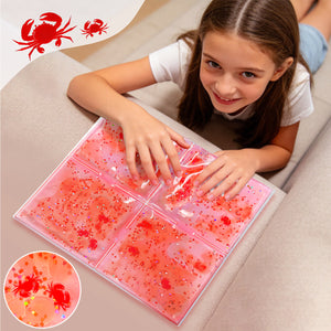Sensorik-Knetspielzeug - Squishy Sensorik-Panel mit Flüssigkeit - Rot