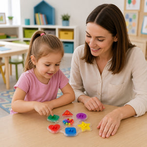 Sensorik-Knetspielzeug - Tullo Squishy Farbsortierer mit Gel