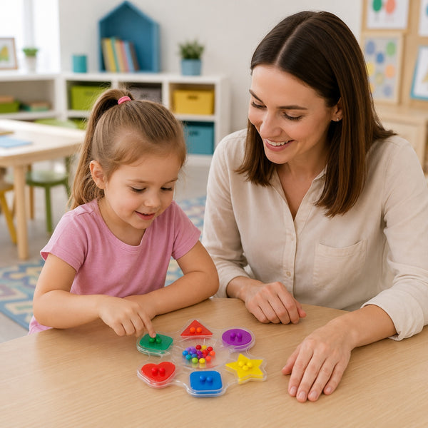 Sensorik-Knetspielzeug - Tullo Squishy Farbsortierer mit Gel