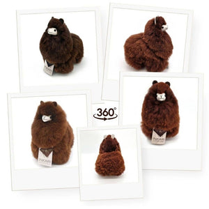 Kuscheltier – Alpaka Naturals, Chocolate (23 cm)