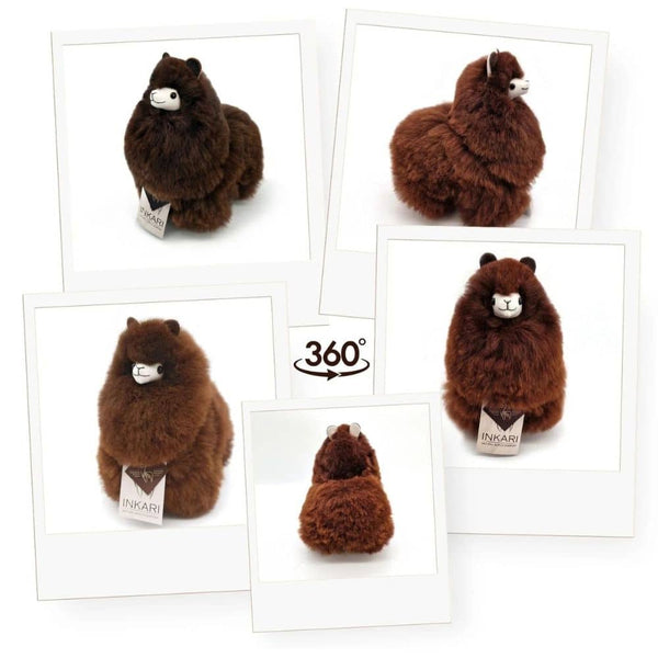 Kuscheltier – Alpaka Naturals, Chocolate (23 cm)
