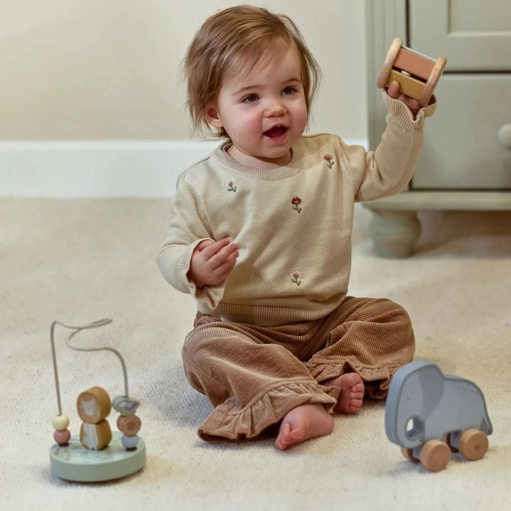 Holz-Geschenkset für Babys - Safari Friends