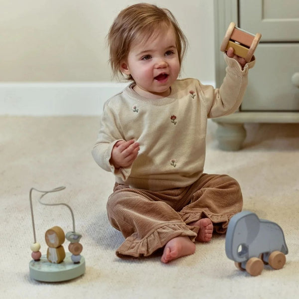 Holz-Geschenkset für Babys - Safari Friends