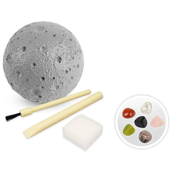 Weltraum-Ausgrabung - Mond