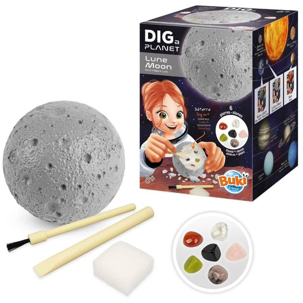 Weltraum-Ausgrabung - Mond