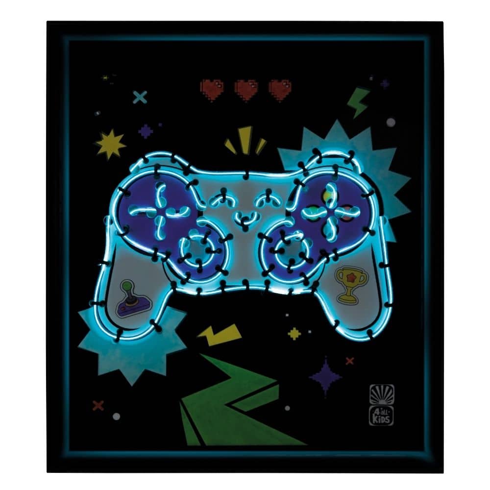DIY-Leuchtdeko-Set - Neon Gamepad