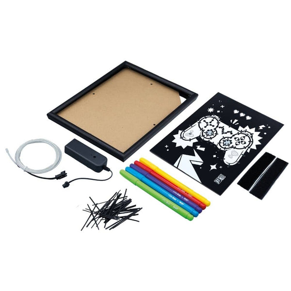 DIY-Leuchtdeko-Set - Neon Gamepad