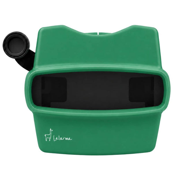 Retro 3D-Betrachter mit räumlichem Bildeffekt - Grün