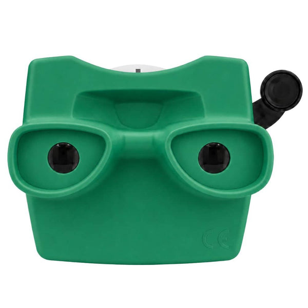 Retro 3D-Betrachter mit räumlichem Bildeffekt - Grün