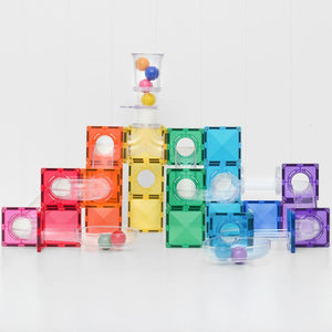Connetix Ball Run Bright Pack - Aufbaubeispiel